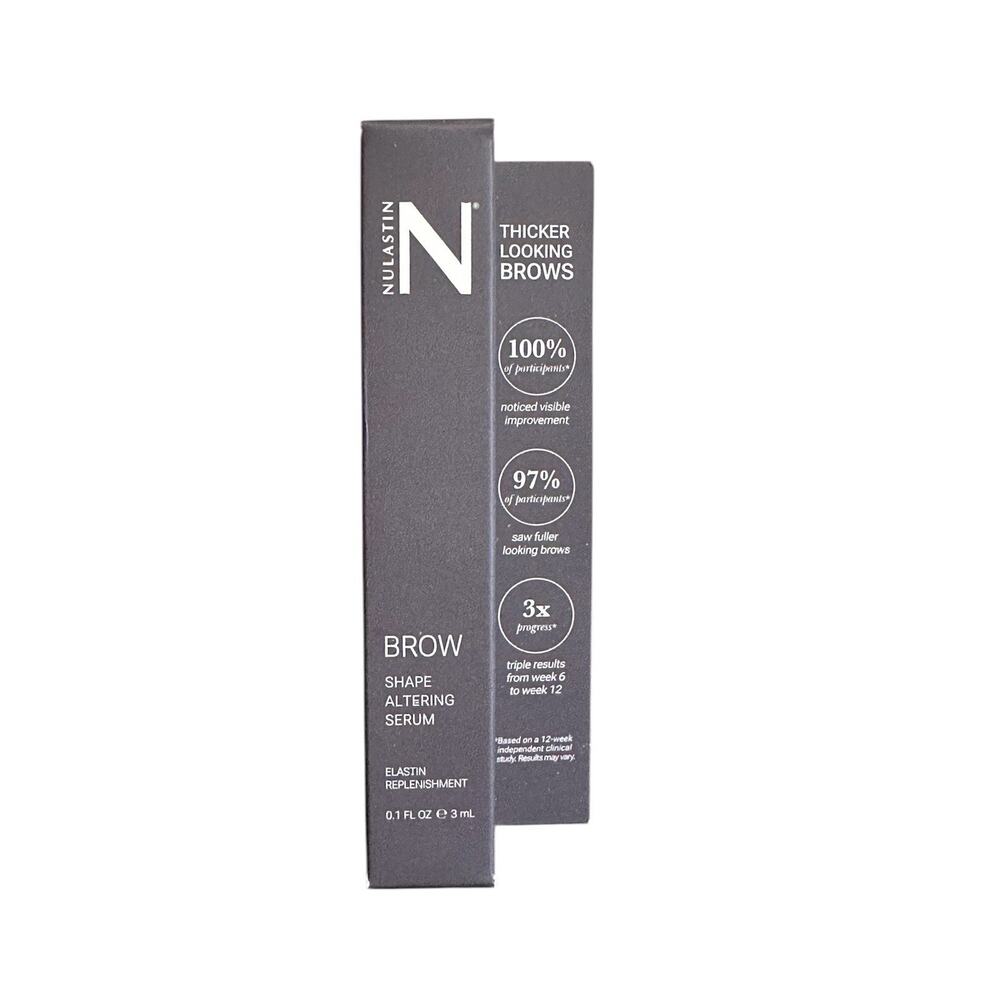 NIB Nulastin Brow Shape Altering Serum 0.10 fl oz (3mL) - NEW Fresh